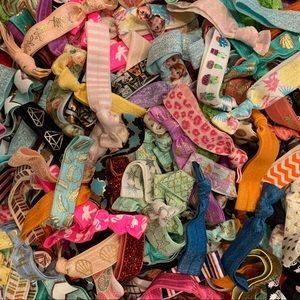 100 New Assorted Hair Ties / Ponytails